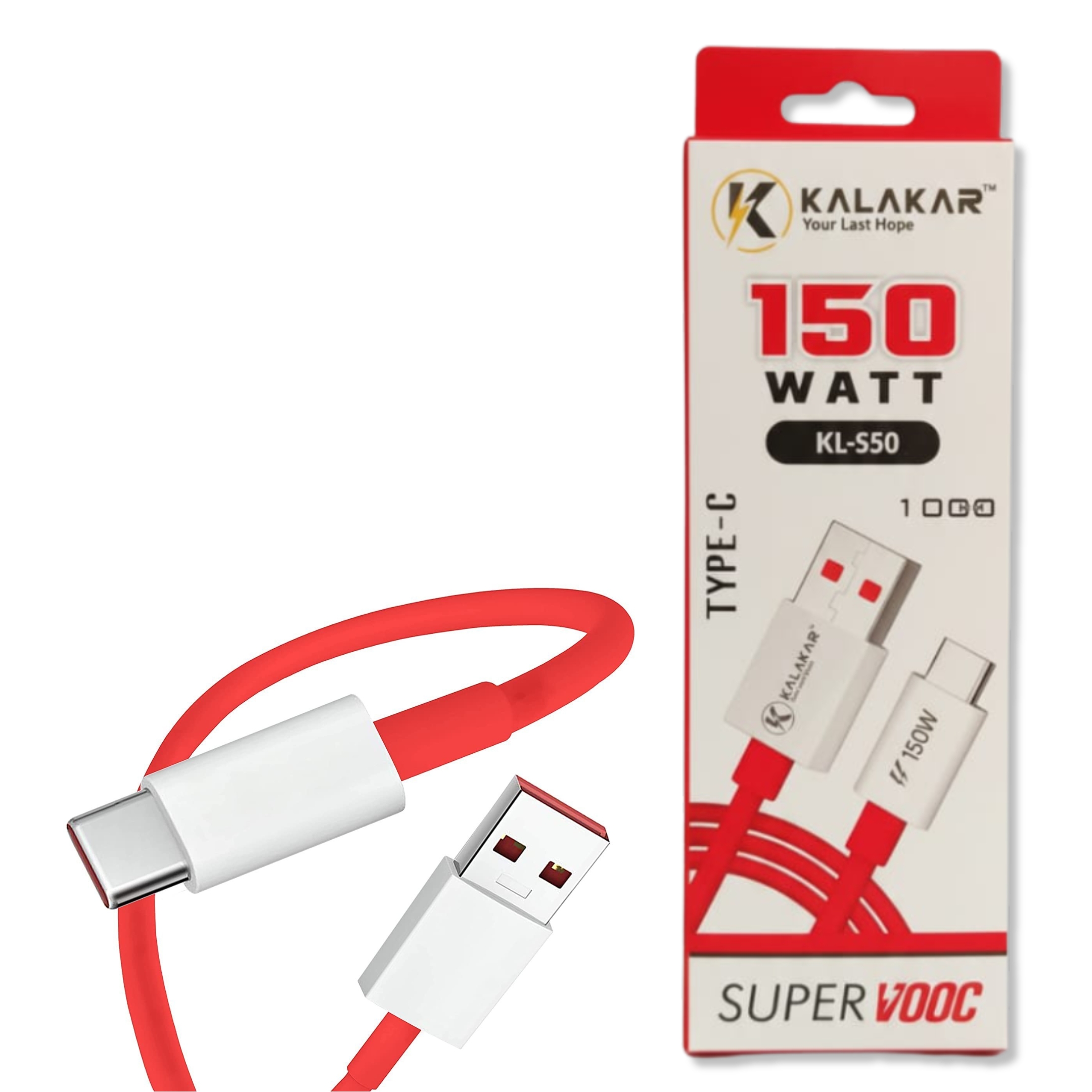 KL-S50 RED TYPE-C 150W ALL ULTRAFAST PROTOCOLS SUPPORTED